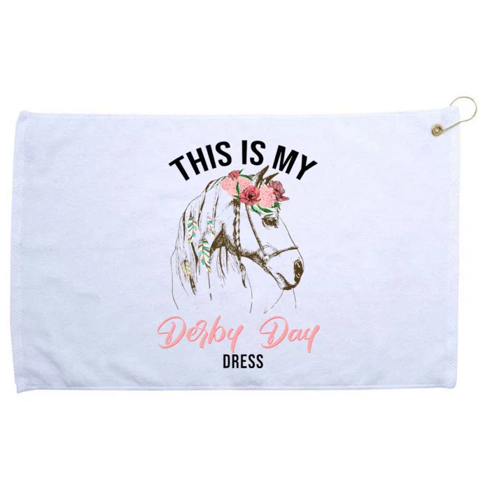 Derby Day 2024 This Is My Derby Day Dress Horse Racing Grommeted Golf Towel