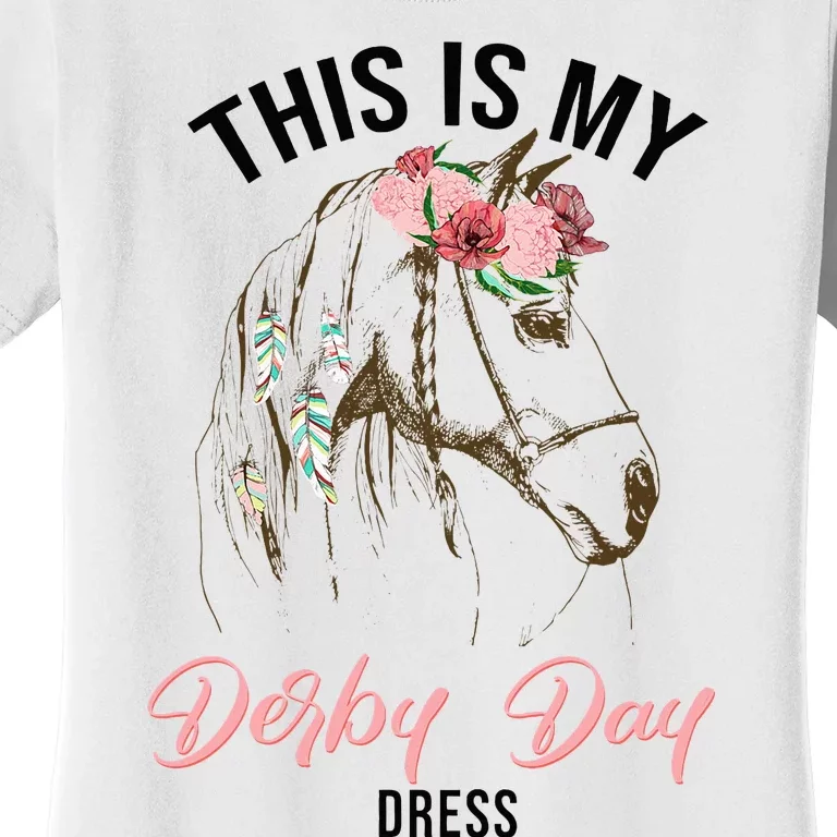 Derby Day 2024 This Is My Derby Day Dress Horse Racing Women's T-Shirt