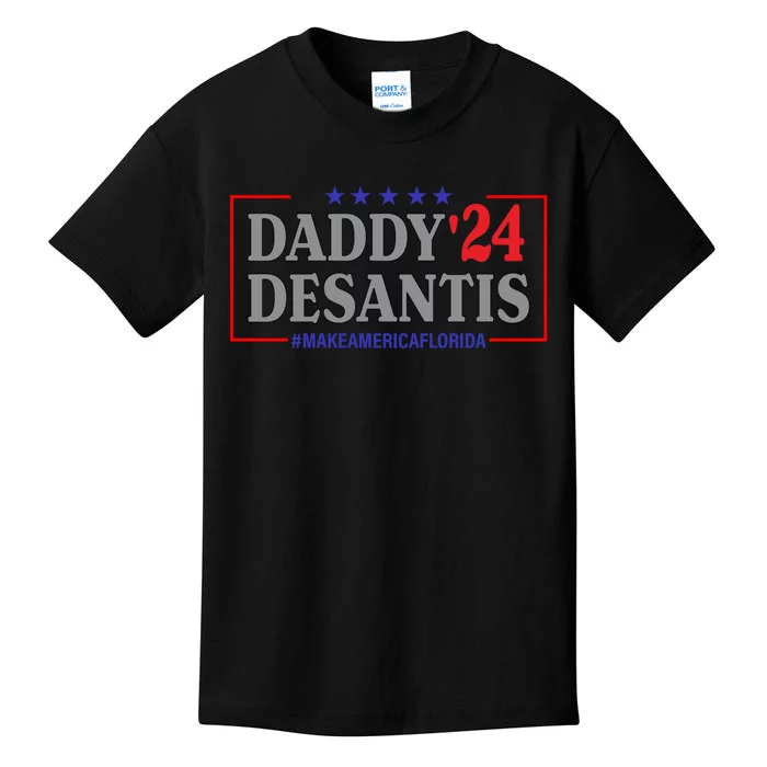 Daddy DeSantis 2024 Make America Florida Kids T-Shirt