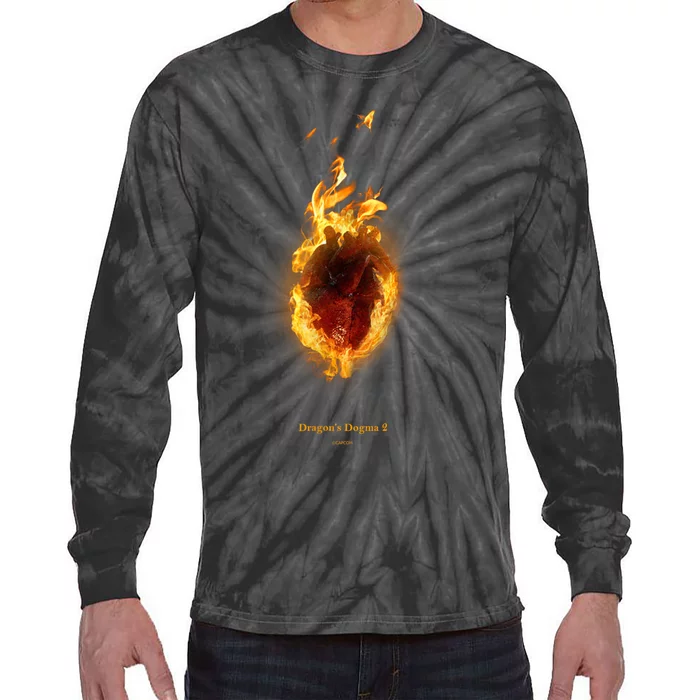 DragonS Dogma 2 Heart Tie-Dye Long Sleeve Shirt