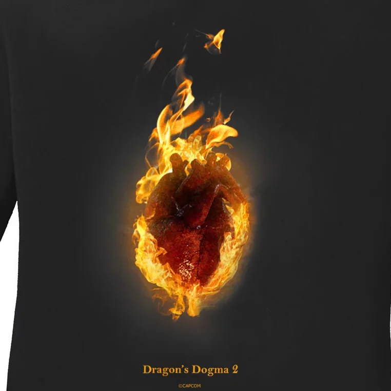 DragonS Dogma 2 Heart Ladies Long Sleeve Shirt