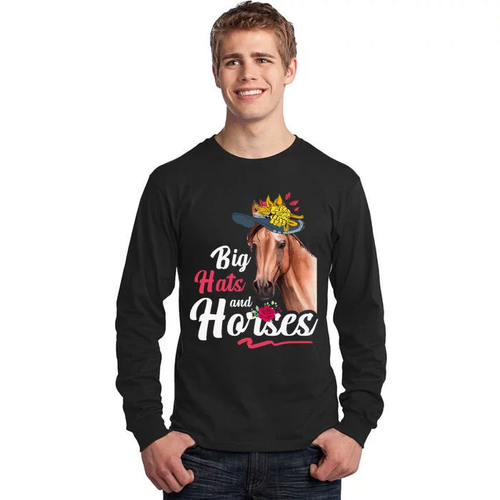 Derby Day 2023 Derby Kentucky Horse Derby Dress Tall Long Sleeve T-Shirt