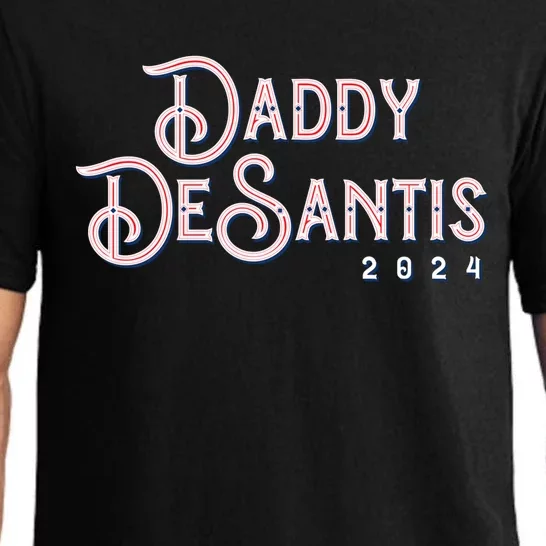 Daddy Desantis 2024 Retro Make America Florida Election Cute Gift Pajama Set