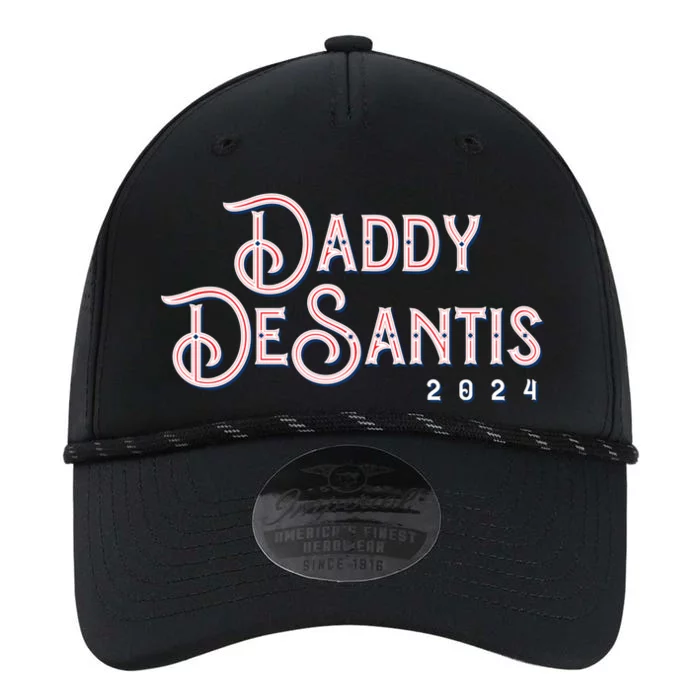 Daddy Desantis 2024 Retro Make America Florida Election Cute Gift Performance The Dyno Cap