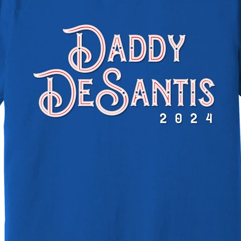 Daddy Desantis 2024 Retro Make America Florida Election Cute Gift Premium T-Shirt