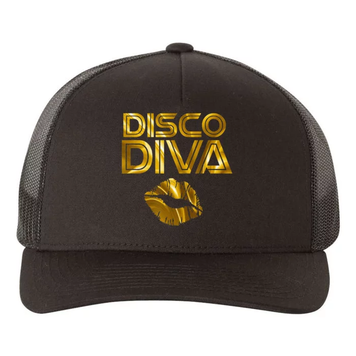 Disco Diva 60s 70s 80s Costume Party Wear Outfit Yupoong Adult 5-Panel Trucker Hat