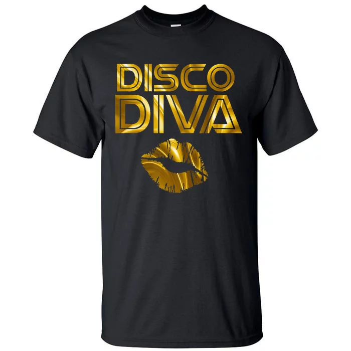 Disco Diva 60s 70s 80s Costume Party Wear Outfit Tall T-Shirt