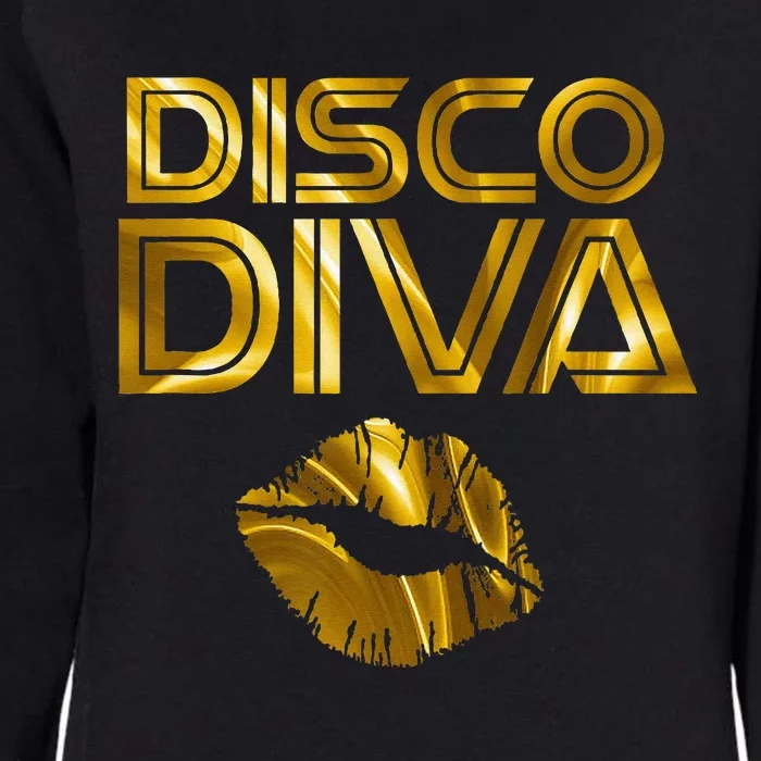 Disco Diva 60s 70s 80s Costume Party Wear Outfit Womens California Wash Sweatshirt