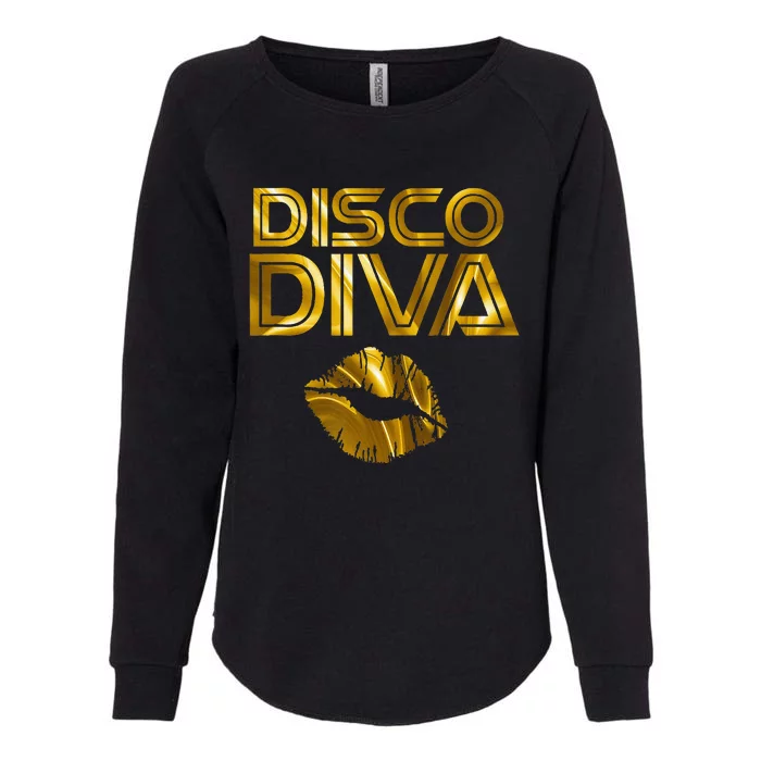 Disco Diva 60s 70s 80s Costume Party Wear Outfit Womens California Wash Sweatshirt