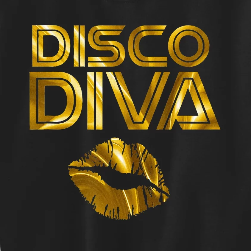 Disco Diva 60s 70s 80s Costume Party Wear Outfit Kids Sweatshirt