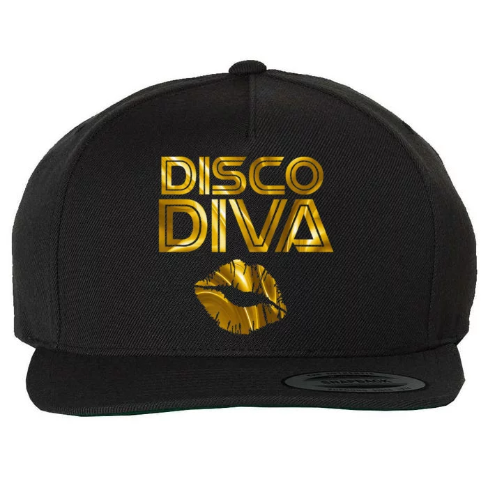 Disco Diva 60s 70s 80s Costume Party Wear Outfit Wool Snapback Cap