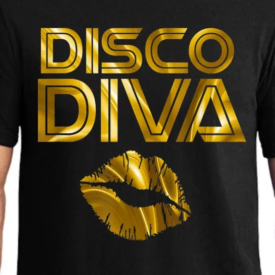 Disco Diva | 60s 70s 80s Costume Party Wear Outfit Tshirt Pajama Set