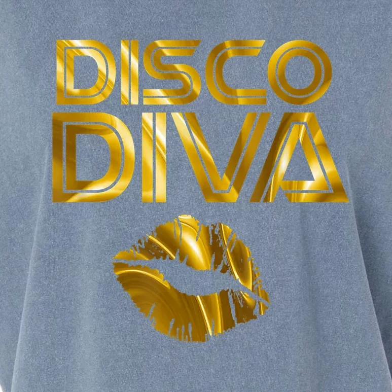 Disco Diva | 60s 70s 80s Costume Party Wear Outfit Tshirt Garment-Dyed Women's Muscle Tee