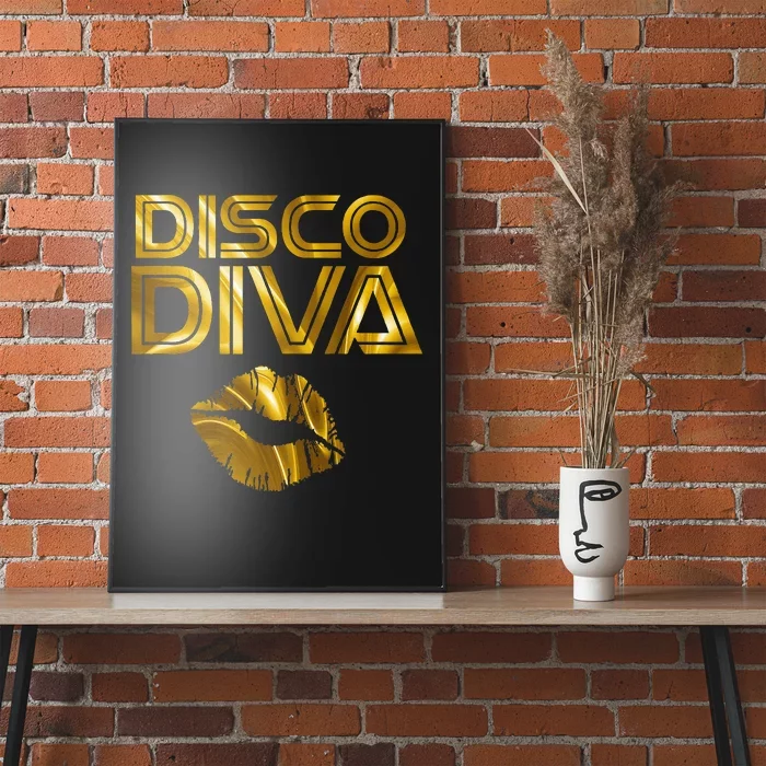 Disco Diva 60s 70s 80s Costume Party Wear Outfit Poster