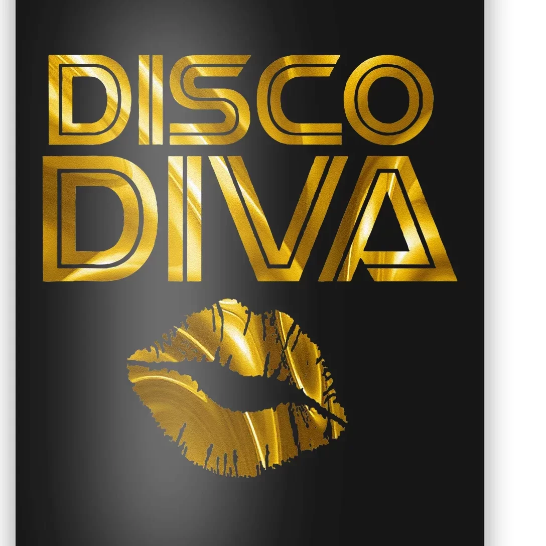 Disco Diva 60s 70s 80s Costume Party Wear Outfit Poster