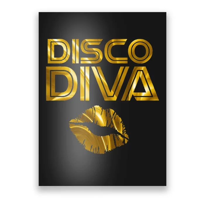 Disco Diva 60s 70s 80s Costume Party Wear Outfit Poster