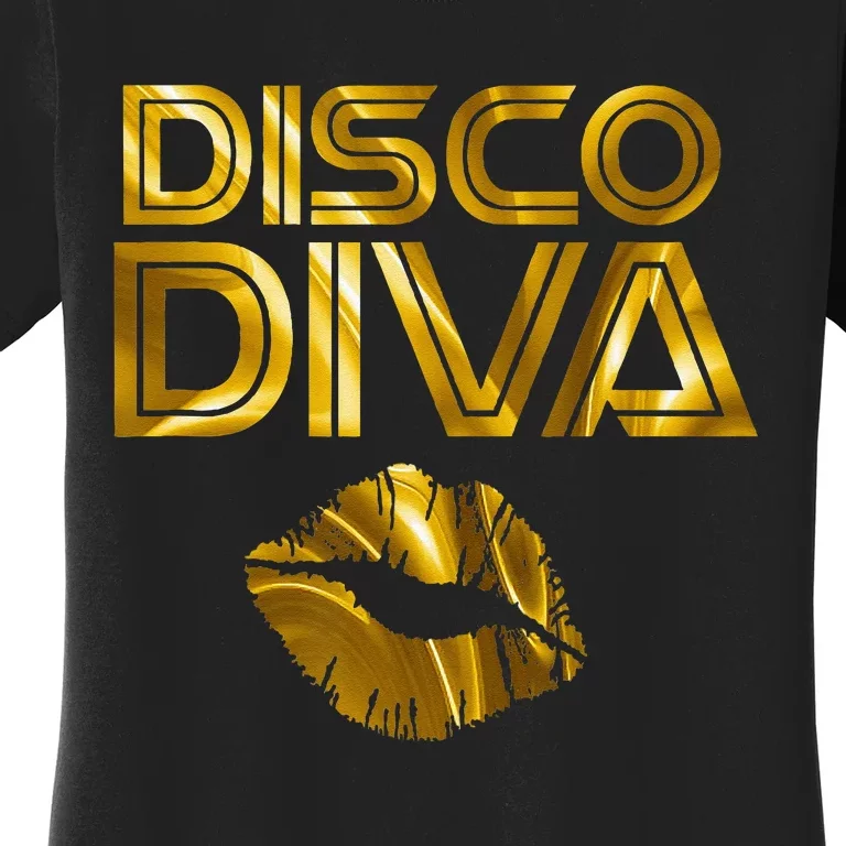 Disco Diva 60s 70s 80s Costume Party Wear Outfit Women's T-Shirt