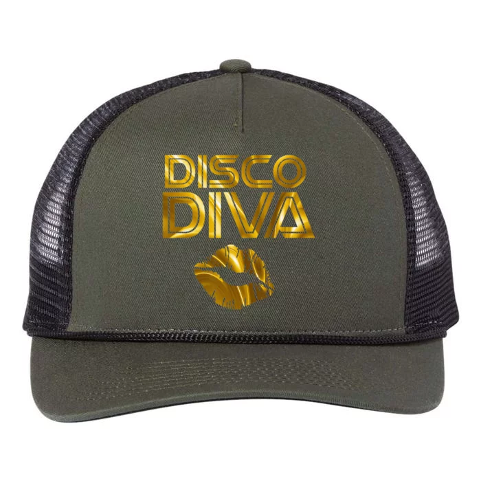 Disco Diva 60s 70s 80s Costume Party Wear Outfit Retro Rope Trucker Hat Cap