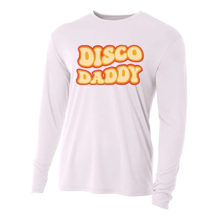 Disco Daddy 70s Dancing Party Retro Vintage Groovy Cooling Performance Long Sleeve Crew