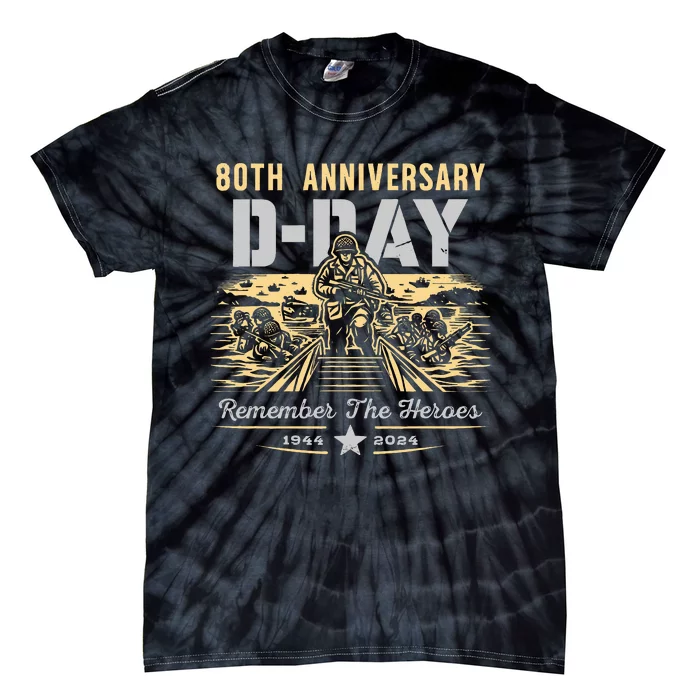 D Day 80th AnniversaryD Day 80th Anniversary Tie-Dye T-Shirt