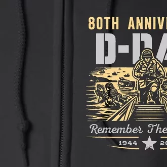 D Day 80th AnniversaryD Day 80th Anniversary Full Zip Hoodie