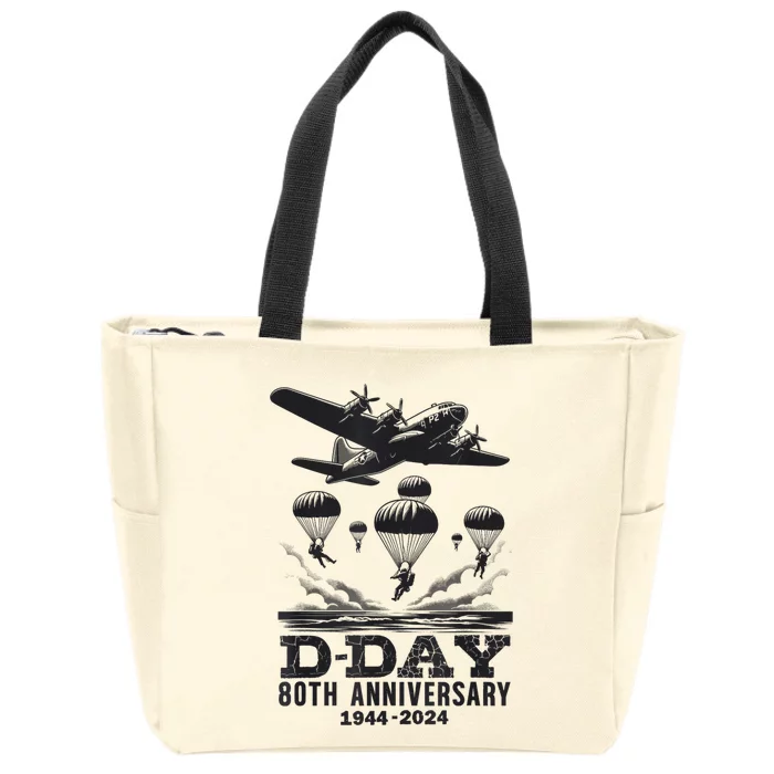 D Day 80th Anniversary D Day Costumes Zip Tote Bag