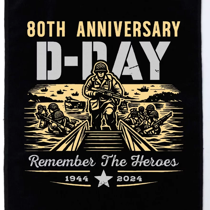 D Day 80th AnniversaryD Day 80th Anniversary Flag Platinum Collection Golf Towel