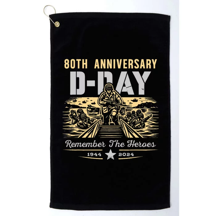 D Day 80th AnniversaryD Day 80th Anniversary Flag Platinum Collection Golf Towel