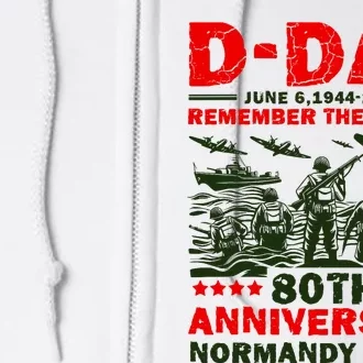 D Day 80th AnniversaryD Day 80th Anniversary Flag Full Zip Hoodie