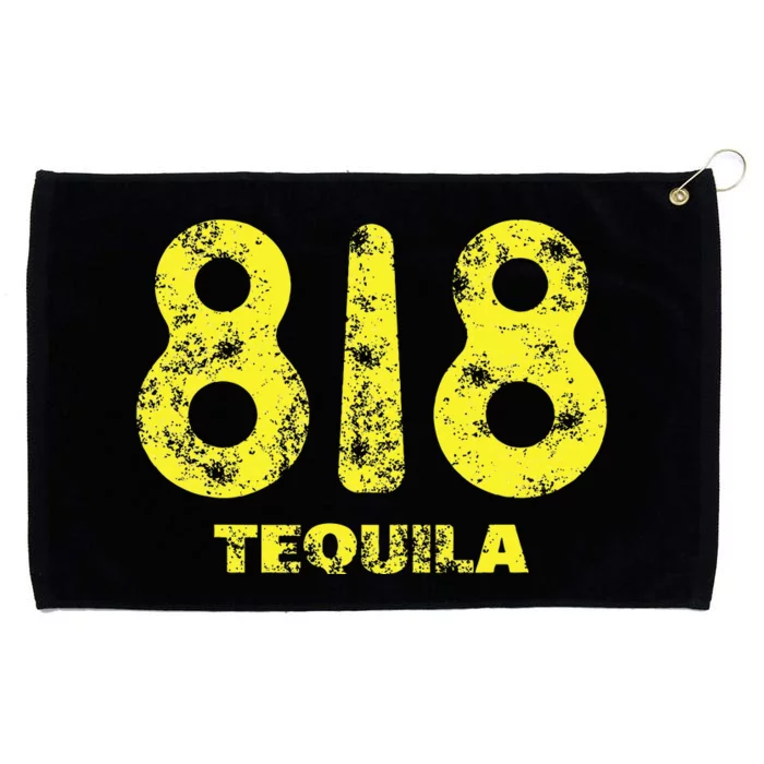 Drinking Design 818 Tequila Wine Lover Grunge Grommeted Golf Towel