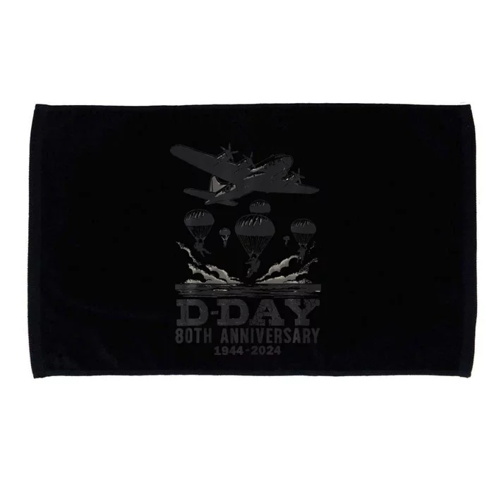 D Day 80th Anniversary Fathers Day Microfiber Hand Towel