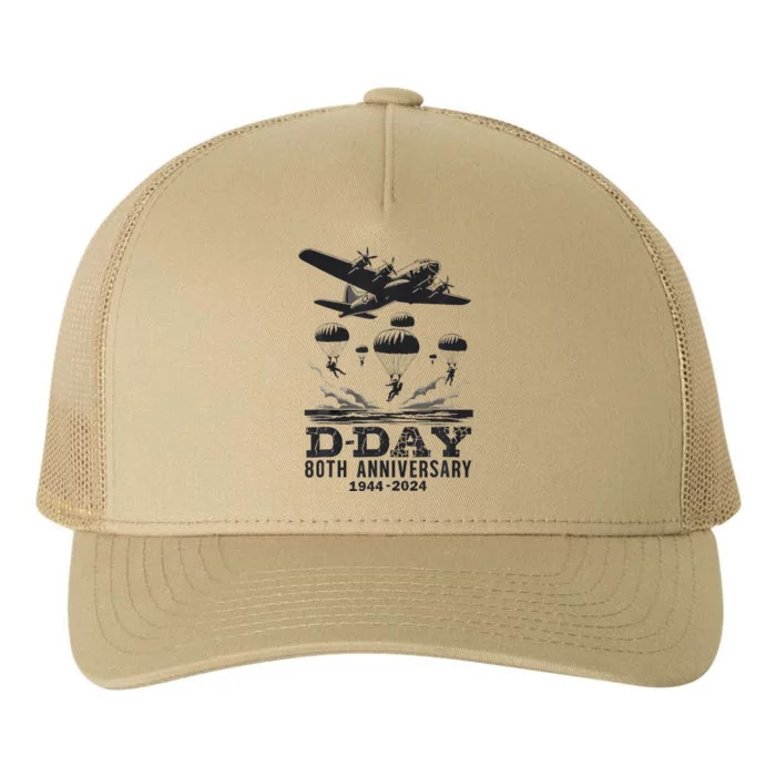 D Day 80th Anniversary Fathers Day Yupoong Adult 5-Panel Trucker Hat