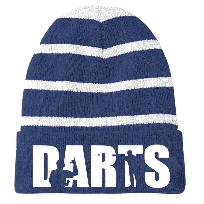 Darts Striped Beanie with Solid Band