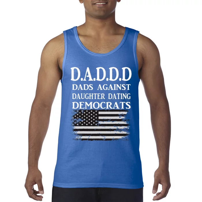 Daddd Dads Against Daughter Dating Democrats Tank Top