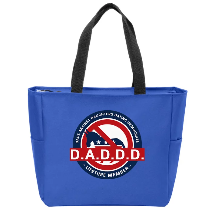 Daddd Dads Against Daughters Dating Democrats Zip Tote Bag