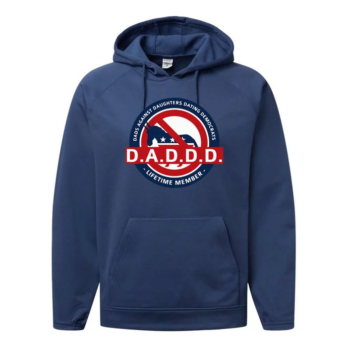 Daddd Dads Against Daughters Dating Democrats Performance Fleece Hoodie