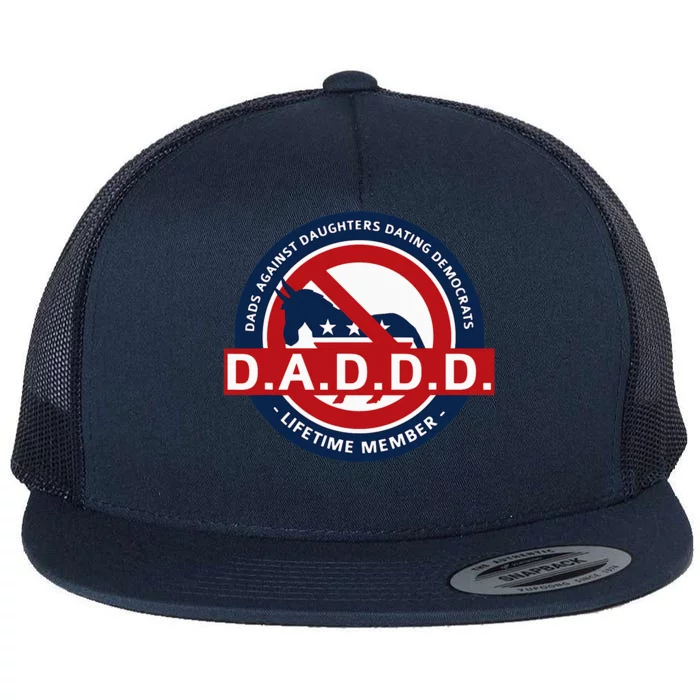 Daddd Dads Against Daughters Dating Democrats Flat Bill Trucker Hat