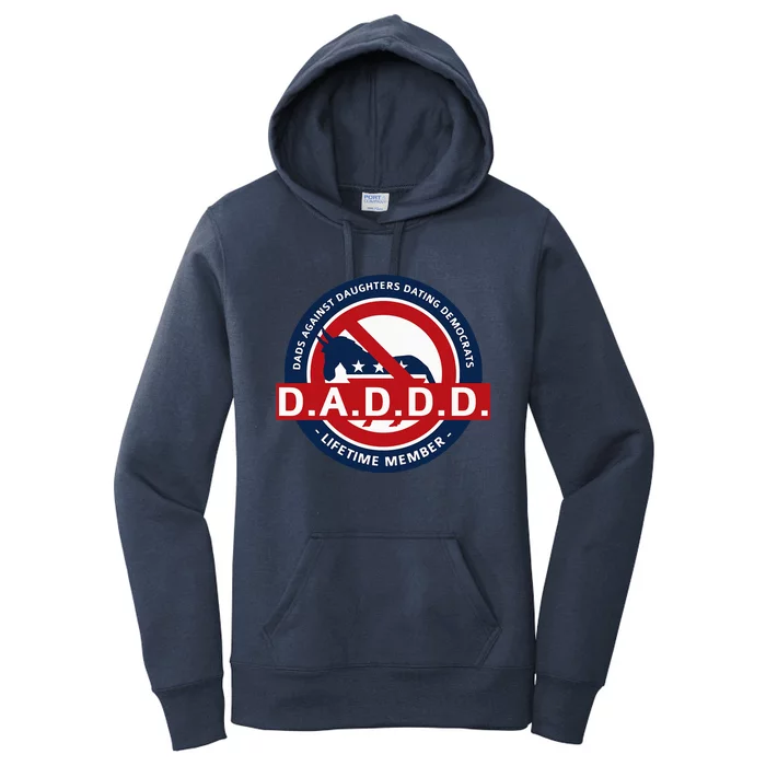 Daddd Dads Against Daughters Dating Democrats Women's Pullover Hoodie