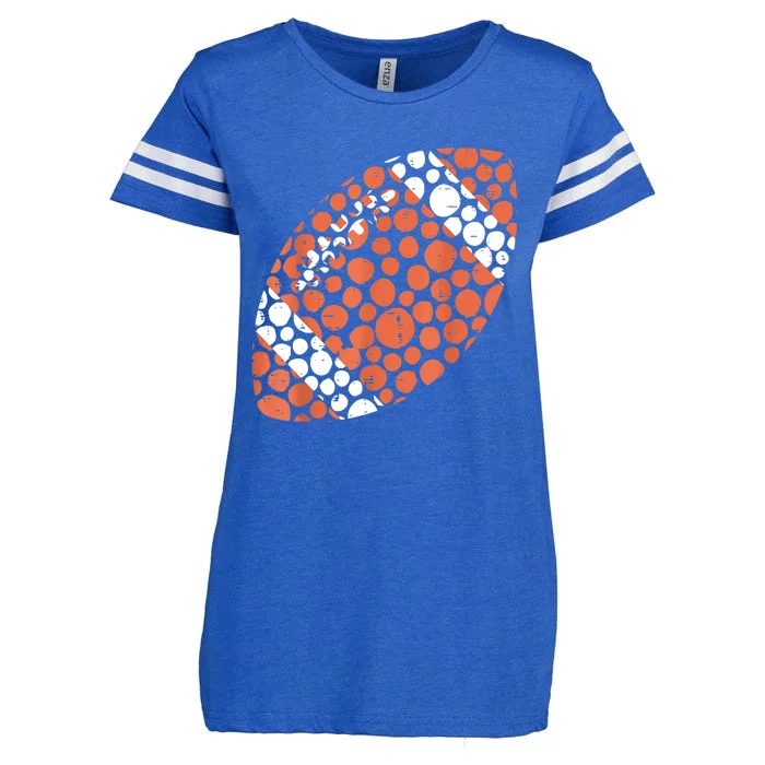 Dot Day American Football Dots International Dot Day Gift For Player Enza Ladies Jersey Football T-Shirt