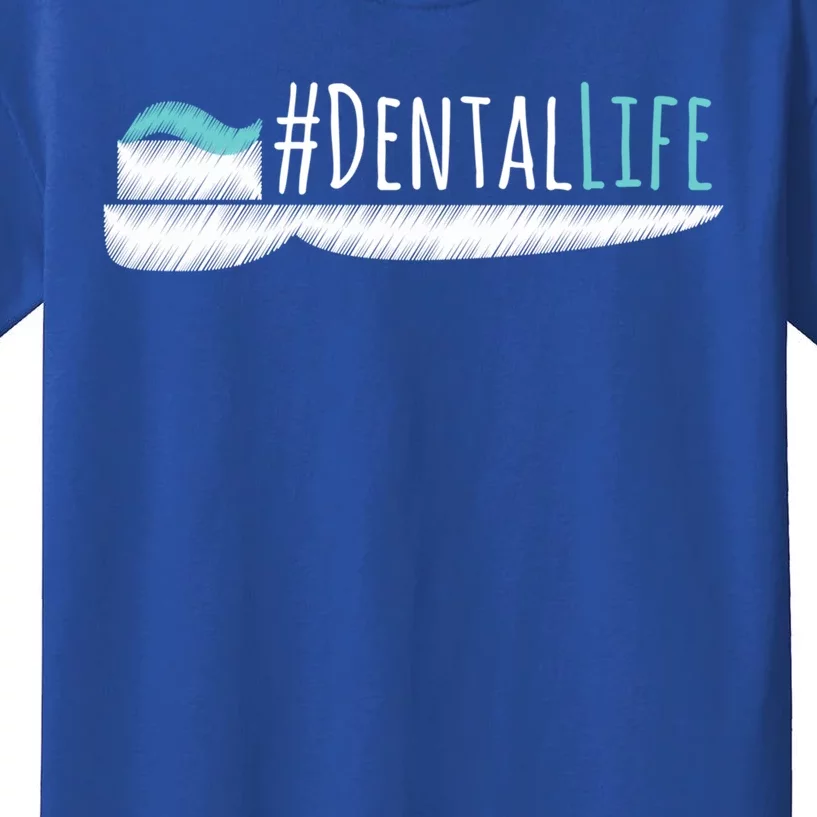 #Dentallife Dental Assistant Hygienist Dentist Gift Kids T-Shirt