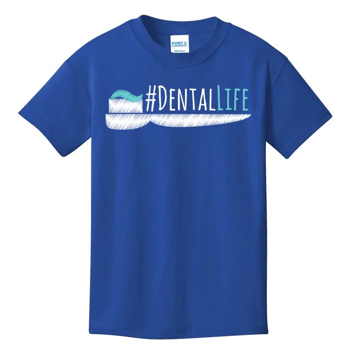 #Dentallife Dental Assistant Hygienist Dentist Gift Kids T-Shirt