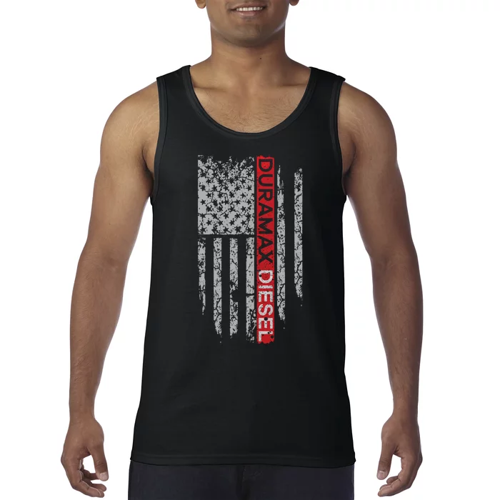 Duramax Diesel American Flag Tank Top