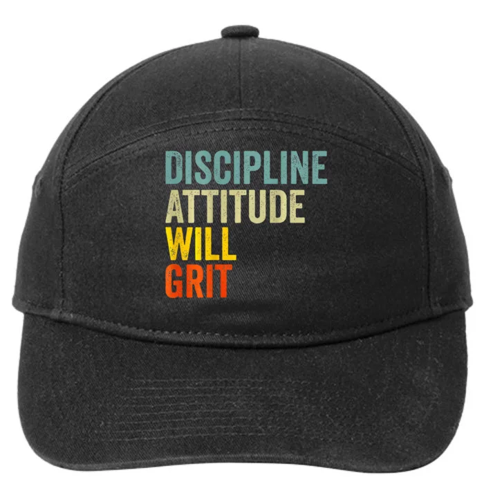 D.A.W.G Discipline Attitude Will Grit 7-Panel Snapback Hat