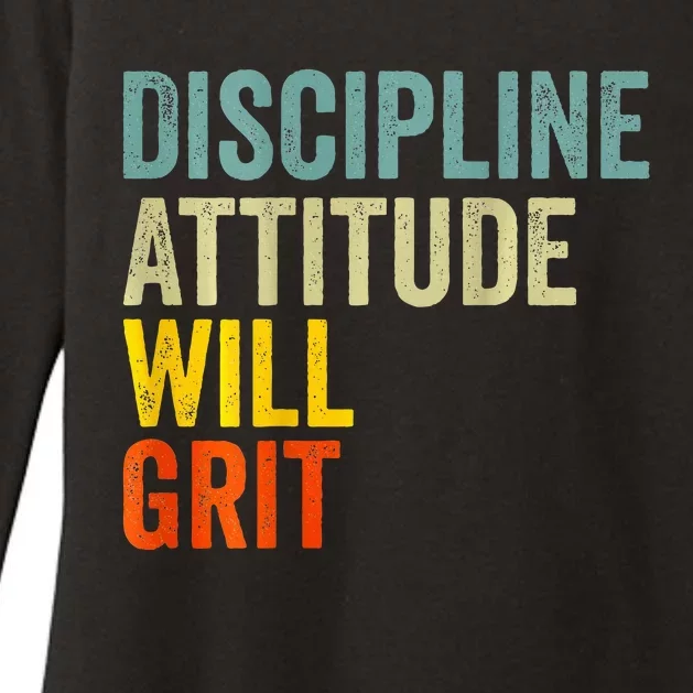 D.A.W.G Discipline Attitude Will Grit Womens CVC Long Sleeve Shirt