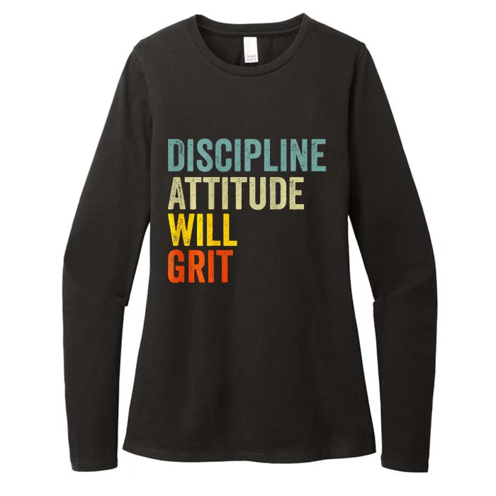 D.A.W.G Discipline Attitude Will Grit Womens CVC Long Sleeve Shirt