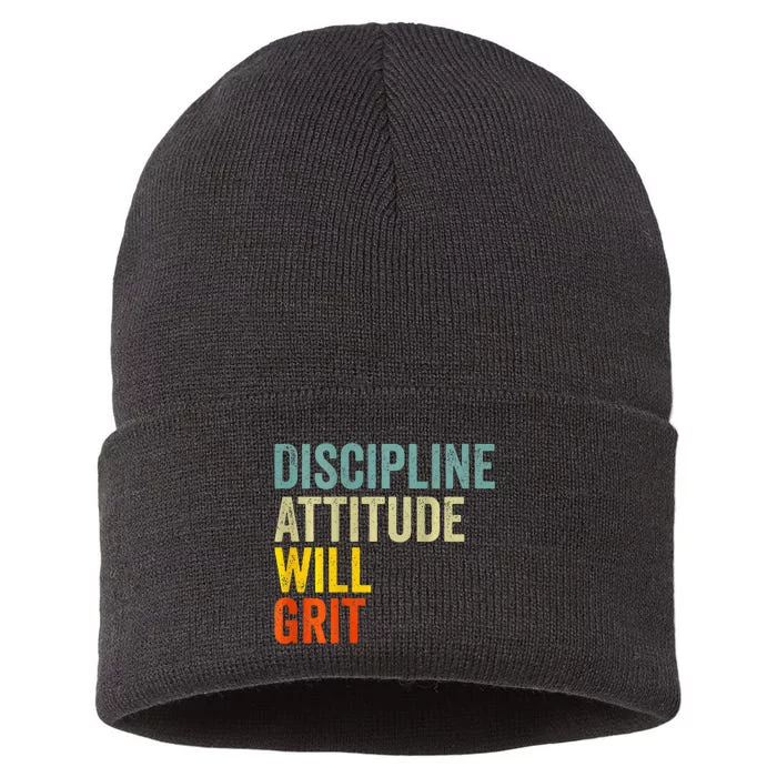 D.A.W.G Discipline Attitude Will Grit Sustainable Knit Beanie