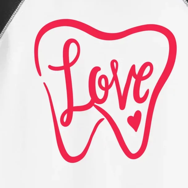 Dentist Dental Assistant Valentines Day Love Gift Toddler Fine Jersey T-Shirt