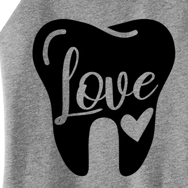 Dentist Dental Assistant Valentines Day Love Great Gift Women’s Perfect Tri Rocker Tank