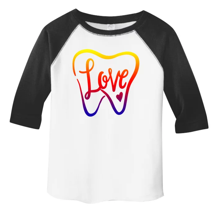 Dentist Dental Assistant Valentines Day Love Gift Toddler Fine Jersey T-Shirt