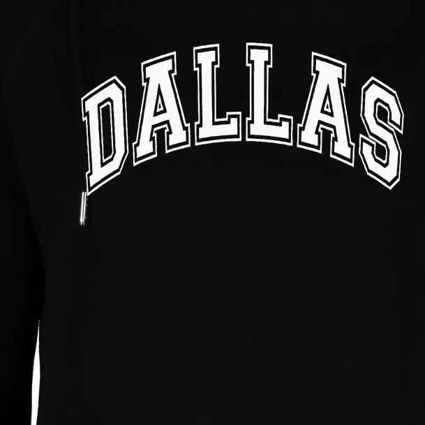 Dallas Womens Funnel Neck Pullover Hood